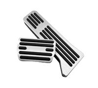 MBPBVRVAF 1 Uds Almohadilla Pedal Coche Cubierta Freno Pedalera Antideslizante para EX30 2024 2025 Embellecedor Pedales(Silver)