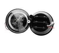MBPBVRVAF Faros Principales 2 Uds para Hummer H2 2003-2009 Faro De Coche Luz Antiniebla Led Lámpara Paso Frontal con Ojos Anillo De Halo DRL Blanco