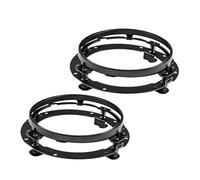 MBPBVRVAF Faros Principales 2 Uds para Patrol Y60 para Hummer H1 Y H2 para Lada 4X4 7 Pulgadas LED Faro De Coche DRL Parachoques Delantero Conjunto Faros Delanteros(Only 2pcs Bracket)