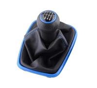 MBPBVRVAF Pomo De Cambio 1 Uds. para Golf 4 IV MK4 GTI R32 para Bora para MT 5 6 Perilla De Cambio De Velocidad Palanca De Cambios Gaitor Boot Palanca De Velocidades(6 Speed Blue)