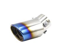 MBPBVRVAF Punta Escape Tubo De Punta De Escape Silenciador Trasero De Accesorios De Coche De Acero Inoxidable Plateado Universal Terminal Escape(D)