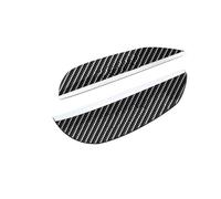 MBPBVRVAF Salpicaduras Faldillas 2 Piezas para Hyundai para Tucson IX35 I30 I20 para Kona para Coupe para Veloster I40 para Getz Patrón Espejo Retrovisor Lluvia Ceja Guardabarros