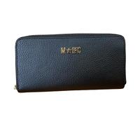 MBRC Cartera mujer abanico con compartimentos 18 tarjetas T614, Negro , L, Contemporáneo