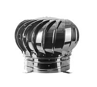 MBROS chimenea sombreretes de chimenea, Chimenea Spinner Sombrerete, techo Turbine Ventilator, acero inoxidable 304, impermeable, cortaviento, Improves interior aire, Fácil de instalar, Rotat tapa v