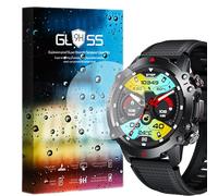 MBROS Compatible con [3 piezas protectoras] 9H cristal templado películas protectoras compatibles para niizero smartwatch reloj hombre 1.42" (3 piezas protectoras)