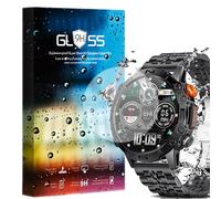MBROS Compatible para [3 Pedazo Protector] 9H Protector De Pantalla De Cristal Templado Compatible para Smartwatch ESFOE Reloj Inteligente Hombre 1,43" (3 Pedazo)