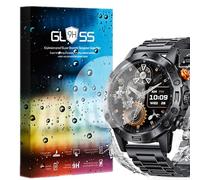 MBROS Compatible para [3 Pedazo Protector] 9H Protector De Pantalla De Cristal Templado Compatible para Smartwatch DEKELIFE Reloj Inteligente Hombre 1,53" 43MT (3 Pedazo Protector)