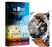 MBROS Compatible para [3 Pedazo Protector] 9H Protector De Pantalla De Cristal Templado Compatible para Smartwatch LIGE Reloj Inteligente Hombre 1,43'' ST2D-ASD (3 Pedazo)