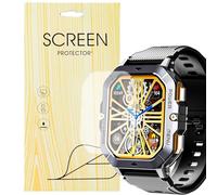 MBROS Compatible para [6 Pedazo Protector] Blando Protector Pantalla Compatible para OUKITEL Reloj Inteligente Hombre 2.02" BT101 (6 Pedazo Protector)