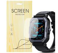 MBROS Compatible para [6 Pedazo Protector] Blando Protector Pantalla Compatible para Smartwatch xinwld Reloj Inteligente Hombre 1.85" H30 (6 Pedazo Protector)