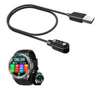 MBROS Compatible para Cable USB Compatible para Smartwatch Blackview Reloj Inteligente Hombre 1.39" W50 (Negro)