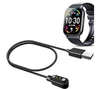 MBROS Compatible para Cable USB Compatible para Smartwatch Hoxe Reloj Inteligente Y6 1.85" (Negro)