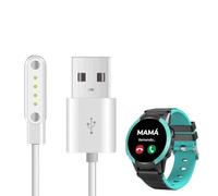 MBROS Compatible para Cable USB Compatible para Smartwatch SaveFamily Reloj Inteligente Niños Niñas SaveFamily Slim (Blanco)