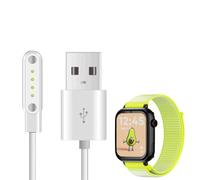 MBROS Compatible para Cable USB Compatible para Smartwatch SaveFamily SaveWatch Plus Reloj Inteligente Niño 1,72 Pulgadas (Blanco)