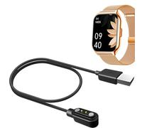 MBROS Compatible para Cable USB Compatible para Smartwatch ZOSKVEE Reloj Inteligente Mujer Hombre 1.85" P95 (Negro)