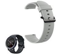 MBROS Compatible para Moda Silicona Clásica Correa de Reemplazo Compatible para CMF by Nothing Watch Pro 2 Reloj Inteligente 1.32" D398 (Gris)