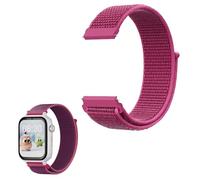 MBROS Compatible para SaveFamily SaveWatch Plus, Nailon Elástico Moda Correas Compatible para Smartwatch SaveFamily SaveWatch Plus Reloj Inteligente Niño 1,72 Pulgadas (Fruta del dragón)