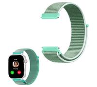 MBROS Compatible para SaveFamily SaveWatch Plus, Nailon Elástico Moda Correas Compatible para Smartwatch SaveFamily SaveWatch Plus Reloj Inteligente Niño 1,72 Pulgadas (Mar azul)