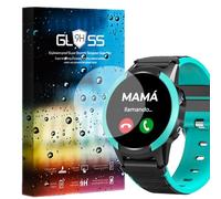 MBROS Compatible para Smartwatch SaveFamily Slim 3 Pedazo Protector De Pantalla De Cristal Templado 9H Resistente a arañazos Alta Claridad (3 Pedazo Protector)