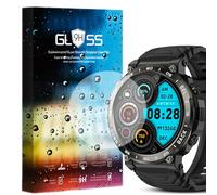 MBROS Compatible protector de pantalla 9H Vidrio Templado 6 Pedazo Protector para Smartwatch IDEALROYAL S56 1.52" Smartwatch