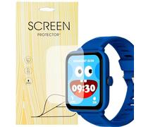 MBROS Compatible protector de pantalla Brillante Vidrio 10.0 7H Pack de 6 unidades para Smartwatch BIGGERFIVE Reloj Inteligente Niños Niñas 1,5 Pulgadas BW01