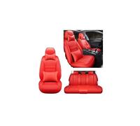MBROS Protectores Asientos Funda De Asiento De Coche De Cobertura Completa para Serie 3 E46 E21 E30 E36 E90 E91 E92 E93 F30 F31 F34 F35 G20 G21 G28 Accesorios para Coche(Big Red 5 Seats 1)