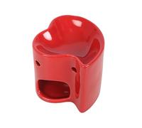 MBS-HUB Quemador de aceite de corazón y calentador de cera, quemadores de aceite esencial y cera, portavelas de aromaterapia, difusor perfumado, regalos del día de San Valentín para sala de estar