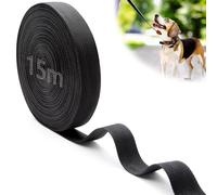 Mbsomnus 15M Cinchas Tapiceria 15 mm Cinta Nylon Negro Cinta Algodon Cortable Correa Persiana Estanco Cinchas de Amarre para DIY Mochila Correas de Equipaje Bolsos Correas de Perro