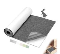 Mbsomnus Fieltro Adhesivo 1 mm Moqueta Adhesiva Coche 230x40 cm Terciopelo Adhesivo Gris para Chair Leg Cajas de Regalo Revestimiento de Techo de Caravana Forro Muebles Cajones