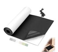 Mbsomnus Fieltro Adhesivo 1 mm Moqueta Adhesiva Coche 230x40 cm Terciopelo Adhesivo Negro para Chair Leg Cajas de Regalo Revestimiento de Techo de Caravana Forro Muebles Cajones