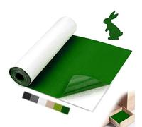 Mbsomnus Fieltro Adhesivo 1 mm Moqueta Adhesiva Coche 230x40 cm Terciopelo Adhesivo Verde para Chair Leg Cajas de Regalo Revestimiento de Techo de Caravana Forro Muebles Cajones