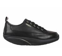 MBT-1997 OBU Zapatillas Casual para Mujer en Napa y Cuero Granuloso. Calzado Fisiológico, Anatómico y Cómodo con Suela Curva. Plantilla de PU con Buena Amortiguación y Transpirabilidad. Color Negro