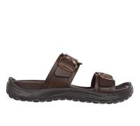 MBT FUJI II Sandalias para Hombre en Piel. Calzado Ligero y Cómodo de Primavera Verano. Calzado Fisiológico de Confort y Estabilidad. Sandalias de Recuperación para Vestir Estilo Moderno. Color Marrón