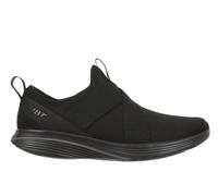MBT JIN Zapatillas de Deporte para Mujer sin Cordones. Deportivas Caminar Anatómicas y Cómodas. Calzado Fisiológico Confort y Estabilidad con Suela Curva. Sneakers Modernas. Color Negro