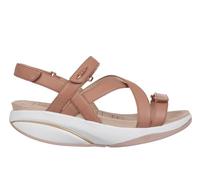 MBT KIBURI Sandalias de Vestir para Mujer en Piel de Oveja. Calzado Ligero y Cómodo de Primavera Verano. Calzado Fisiológico de Confort y Estabilidad. Sandalias Elegantes Estilo Moderno. Color Arena