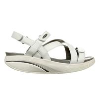 MBT KIBURI W Sandalias con Punta Abierta, Mujer, Blanco (White 16), 37 EU (4 UK)