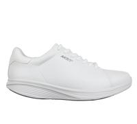 MBT Kuni Lace UP Zapatillas de Deporte para Mujer Estilo Moderno. Deportivas Caminar Anatómicas y Cómodas. Calzado Fisiológico Confort y Estabilidad con Suela Curva. Sneakers con Cordon. Color Blanco