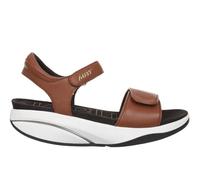 MBT MALIA 2 Sandalias de Vestir para Mujer en Piel de Oveja. Calzado Ligero y Cómodo de Primavera Verano. Calzado Fisiológico Confort y Estabilidad. Sandalias Estilo Moderno con Velcro. Color Marrón