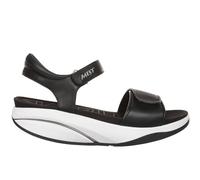 MBT MALIA 2 Sandalias de Vestir para Mujer en Piel de Oveja. Calzado Ligero y Cómodo de Primavera Verano. Calzado Fisiológico de Confort y Estabilidad. Sandalias Estilo Moderno con Velcro. Color Negro