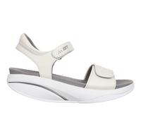 MBT MALIA 2 Sandalias de Vestir para Mujer en Piel de Oveja. Calzado Ligero y Cómodo de Primavera Verano. Calzado Fisiológico Confort y Estabilidad. Sandalias Estilo Moderno con Velcro. Color Blanco