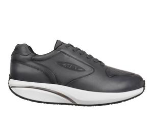 MBT MBT-1997 LEATHER WINTER Zapatos de hombre - color:CHARCOAL GREY - talla:44 Negro 44