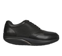 MBT Nafasi 5 Zapatos de Vestir para Mujer Anatómicos y Cómodos. Calzado Fisiológico Confort y Estabilidad con Suela Curva. Zapatos Casual de Piel con Plataforma y Cordones. Color Negro