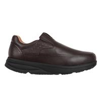 MBT Nishi 2 Zapatos de Vestir para Hombre Anatómicos y Cómodos. Calzado Fisiológico Confort y Estabilidad con Suela Curva. Zapatos Casual de Piel Sin Cordones con Plataforma. Color Marrón