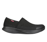 MBT NIWASI SLIP ON Zapatillas de Deporte para Hombre sin Cordones. Deportivas Caminar Anatómicas y Cómodas. Calzado Fisiológico de Confort y Estabilidad con Suela Curva. Sneakers Modernas. Color Negro