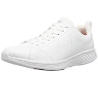 MBT REN Lace UP Zapatillas Casual de Piel para Hombre. Deportivas de Vestir Anatómicas y Cómodas. Calzado Fisiológico Confort y Estabilidad con Suela Curva. Sneakers Clásicas con Cordón. Blanco