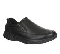 MBT SF-200 Slip On Zapatos de Uso Diario para Hombre sin Cordones. Zapatos para Caminar,anatómicas y Cómodas. Calzado Fisiológico Confort y Estabilidad con Suela balancín sin Cordones. Color Negro