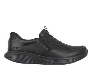 MBT SF-300 Slip On Zapatos de Uso Diario para Mujer sin Cordones. Zapatos para Caminar,anatómicas y Cómodas. Calzado Fisiológico Confort y Estabilidad con Suela balancín. Color Negro