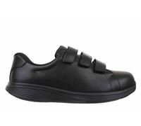 MBT SF-Modena De-3 Straps 4E Zapatos de Hombre para Diabéticos. Calzado con Tecnología de Redistribución de Presión. Cierre con Tira, cómodo y fácil de Poner. Color Negro