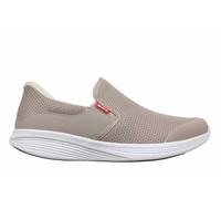 MBT SF-Modena III Slip On Zapatillas para Hombre. Calzado Fisiológico con Tecnología Slip & Fit para un Uso Sin Esfuerzo. Upper de Malla Transpirable y Cuero Sintético. Color Gris