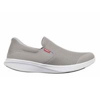 MBT SF-Modena III Slip On Zapatillas para Mujer. Calzado Fisiológico con Tecnología Slip & Fit para un Uso Sin Esfuerzo. Upper de Malla Transpirable y Cuero Sintético. Color Gris